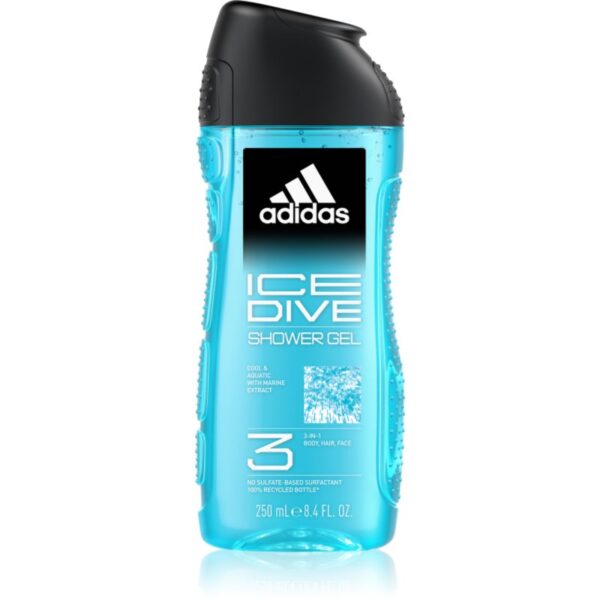 Adidas Ice Dive gel de duș pentru bărbați 250 ml-Țena