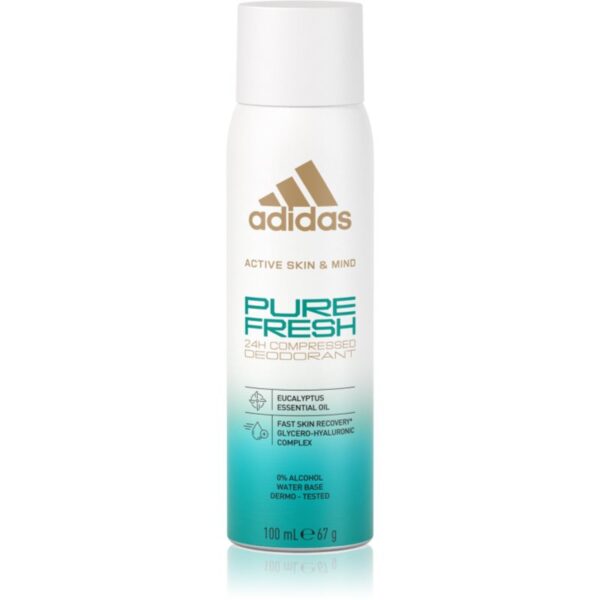Adidas Pure Fresh deodorant spray 24 de ore 100 ml-ro