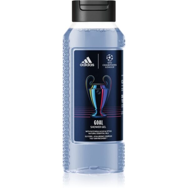 Adidas UEFA Champions League Goal gel de dus revigorant pentru barbati 400 ml-Țena