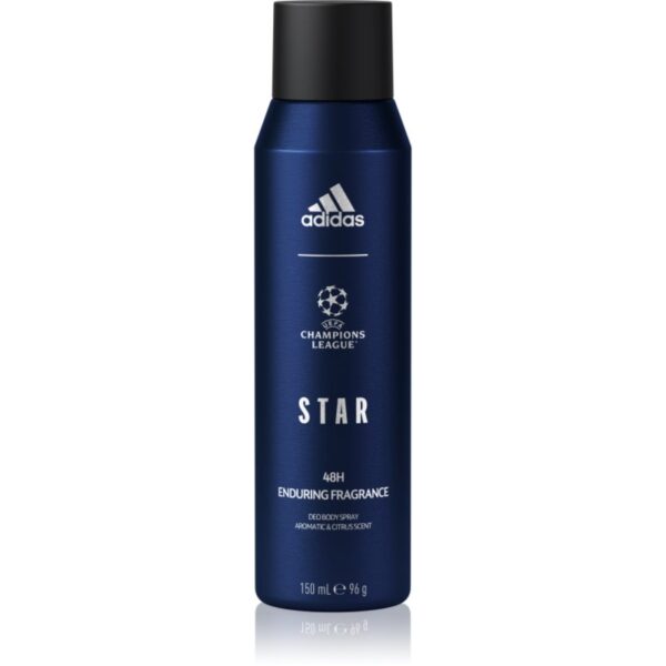 Adidas UEFA Champions League Star deodorant spray cu o eficienta de 48 h pentru bărbați 150 ml-Țena