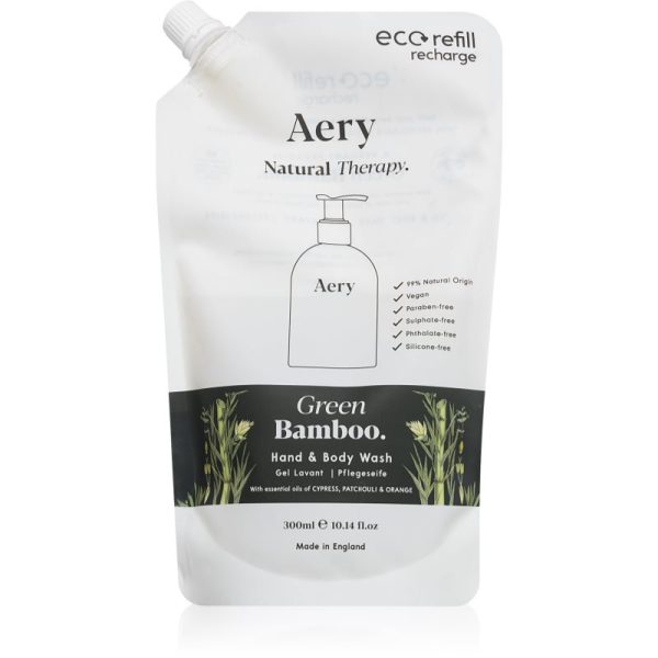 Aery Botanical Green Bamboo săpun lichid pentru maini si corp Refil 300 ml-ro