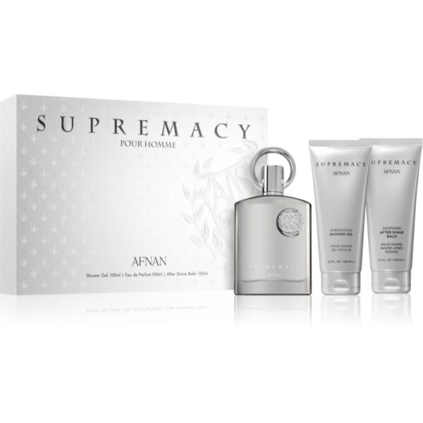 Afnan Supremacy Silver set cadou pentru bărbați-ro