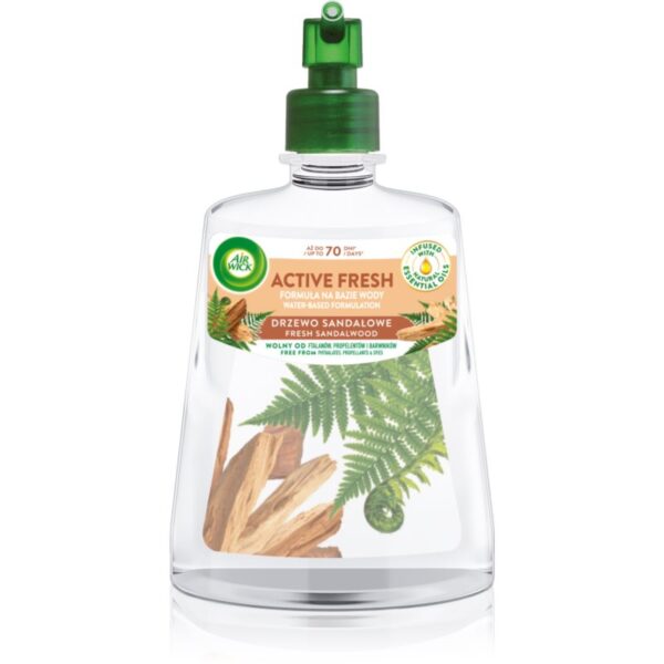 Air Wick Active Fresh Fresh Sandalwood odorizant de camera rezervă 228 ml-ro