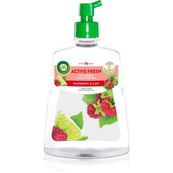 Air Wick Active Fresh Raspberry & Lime odorizant de camera rezervă 228 ml-ro