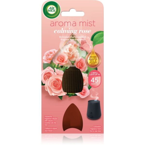 Air Wick Aroma Mist Calming Rose reumplere în aroma difuzoarelor 20 ml-Țena
