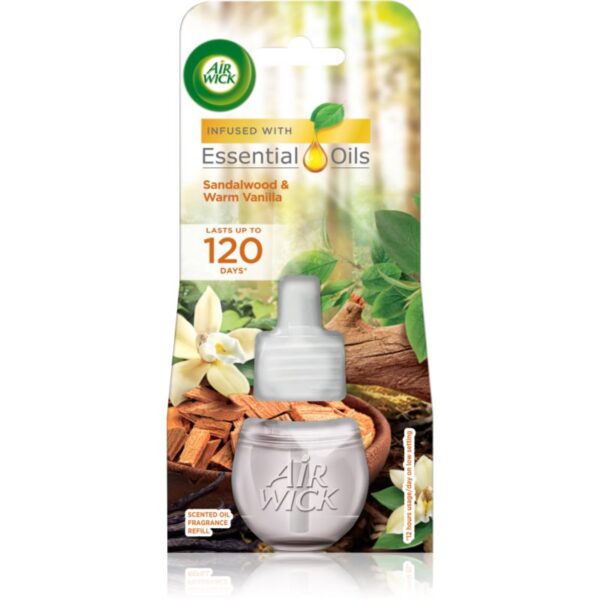 Air Wick Electric Sandalwood & Vanilla rezervă pentru difuzorul electric 19 ml-ro