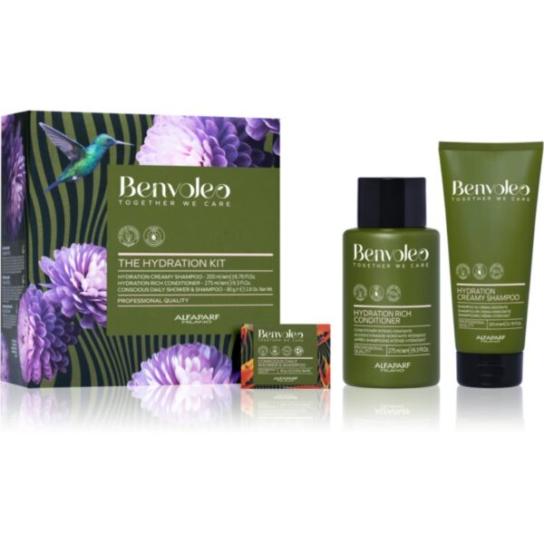 Alfaparf Milano Benvoleo Hydration set cadou pentru par uscat-Țena