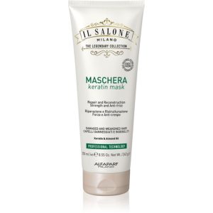 Alfaparf Milano Il Salone Milano Keratin mască regeneratoare pentru părul deteriorat 250 ml-Țena