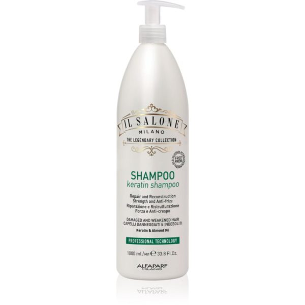 Alfaparf Milano Il Salone Milano Keratin șampon regenerator pentru par deteriorat 1000 ml-ro