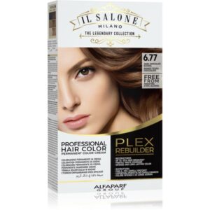 Alfaparf Milano Il Salone Milano Plex Rebuilder Culoare permanenta pentru par culoare 6.77 - Dark Chocolate Blonde 1 buc-Țena