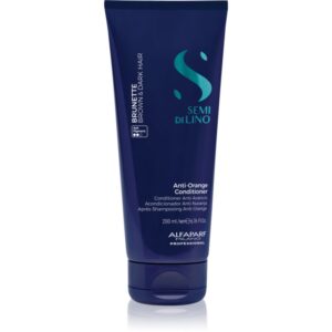 Alfaparf Milano Semi di Lino Brunette balsam nuanțator neutralizarea subtonurilor de alamă 200 ml-Țena