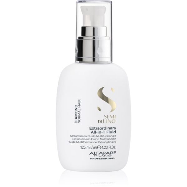 Alfaparf Milano Semi di Lino Diamond Extraordinary All-in-1 Fluid tratament pentru îngrijirea părului fără clătire pentru un aspect perfect al parului-ro