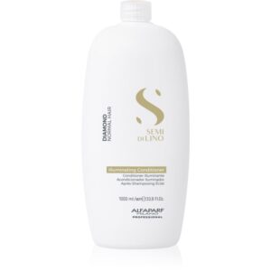 Alfaparf Milano Semi di Lino Diamond Illuminating balsam pentru păr ușor de pieptănat cu efect iluminator 1000 ml-ro