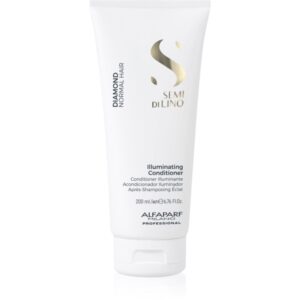Alfaparf Milano Semi di Lino Diamond Illuminating balsam pentru păr ușor de pieptănat cu efect iluminator 200 ml-ro