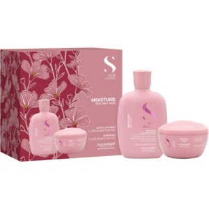 Alfaparf Milano Semi di Lino Moisture Kit set pentru parul foarte uscat-Țena