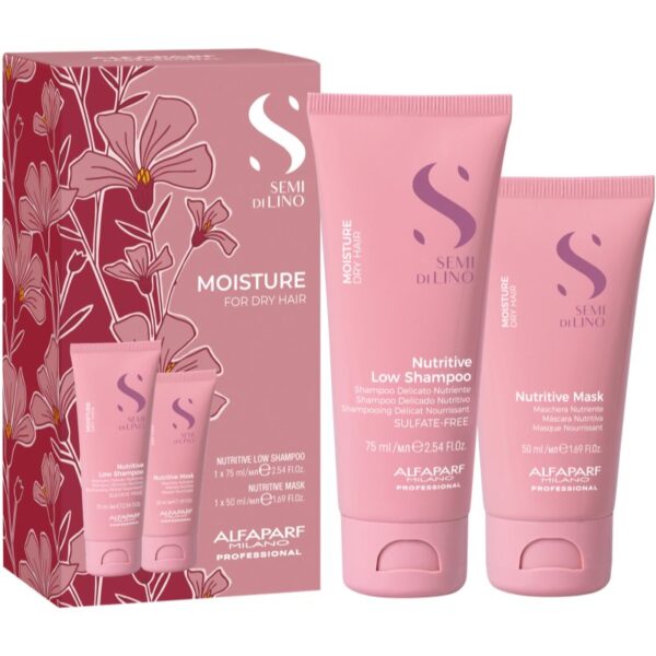 Alfaparf Milano Semi di Lino Moisture Minisize Kit Set de călătorii pentru hidratare intensa-ro