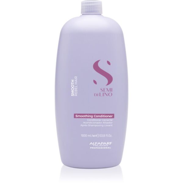 Alfaparf Milano Semi di Lino Smooth balsam cu efect de netezire pentru par indisciplinat 1000 ml-ro