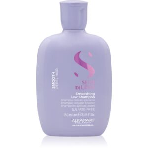 Alfaparf Milano Semi di Lino Smooth sampon pentru indreptarea parului pentru par indisciplinat 250 ml-Țena