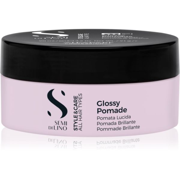 Alfaparf Milano Semi di Lino Style&Care Glossy Pomade pomadă modelatoare cu ceară