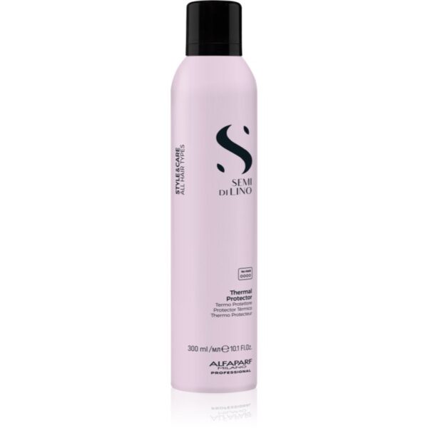 Alfaparf Milano Semi di Lino Style&Care Thermal Protector spray protector pentru modelarea termica a parului cu filtru UV 300 ml-ro