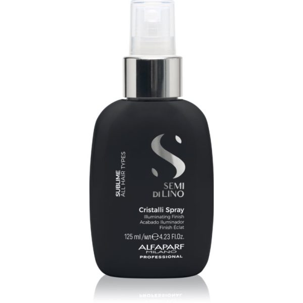Alfaparf Milano Semi di Lino Sublime Cristalli spray pentru păr pentru stralucire 125 ml-ro