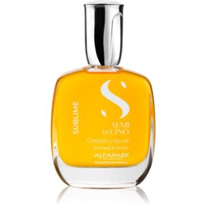 Alfaparf Milano Semi di Lino Sublime Cristalli ulei hidratant pentru un par stralucitor si catifelat 50 ml-Țena