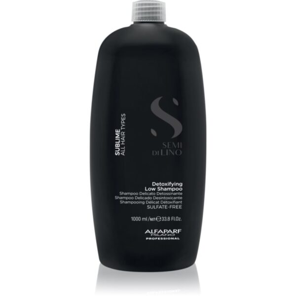 Alfaparf Milano Semi di Lino Sublime șampon detoxifiant pentru curățare pentru toate tipurile de păr 1000 ml-ro