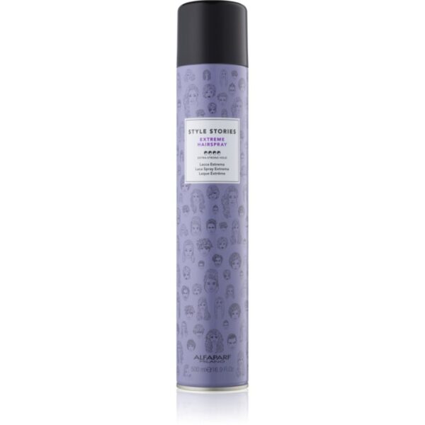 Alfaparf Milano Style Stories The Range Hairspray fixativ cu fixare foarte puternica Extreme Hairspray 500 ml-ro