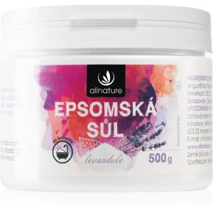 Allnature Epsom salt Lavender saruri de baie 500 g-Țena
