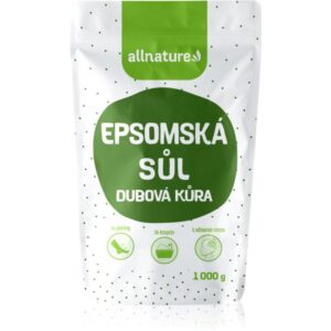 Allnature Epsom salt Oak Bark saruri de baie 1000 g-Țena