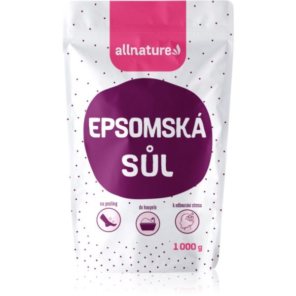 Allnature Epsom salt saruri de baie 1000 g-Țena