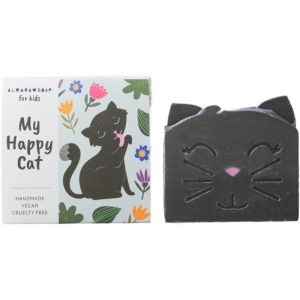 Almara Soap For Kids My Happy Cat sãpun lucrat manual cu arome de piersici pentru copii 100 g-ro