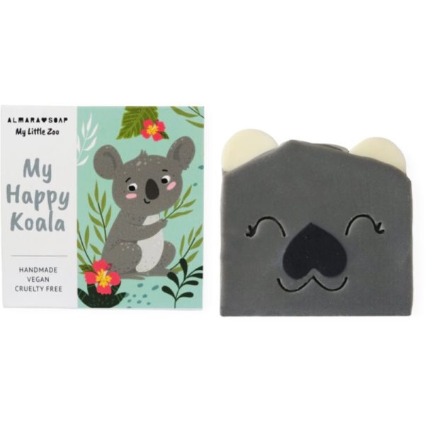 Almara Soap For Kids My Happy Koala sãpun lucrat manual cu arome de zmeura pentru copii 100 g-ro