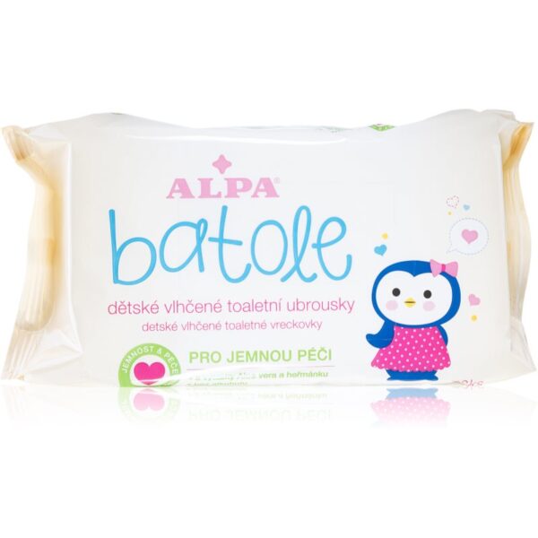 Alpa Toddler Wet wipes servetele delicate pentru copii pentru piele sensibila 72 buc-ro