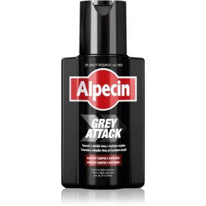 Alpecin Grey Attack sampon pe baza de cafeina împotriva părului gri pentru bărbați 200 ml-ro