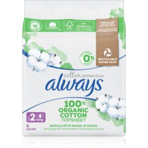 Always Cotton Protection Long absorbante fara parfum 9 buc-ro
