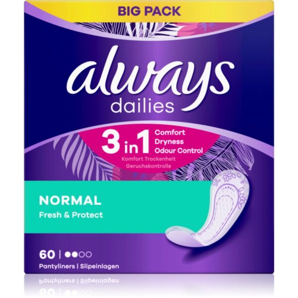 Always Dailies Normal Fresh & Protect absorbante 60 buc-ro