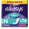 Always Daily Fresh Normal absorbante produs parfumat 76 buc-ro