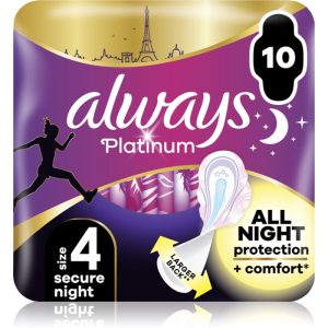Always Platinum Secure Night Size 4 absorbante 10 buc-ro