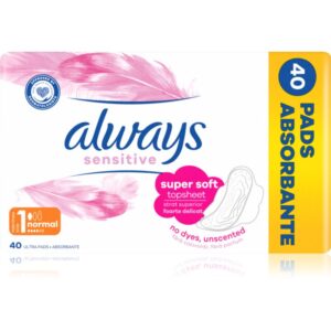 Always Sensitive Normal Plus absorbante fara parfum 40 buc-ro