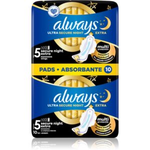 Always Ultra Secure Night Extra absorbante 10 buc-Țena