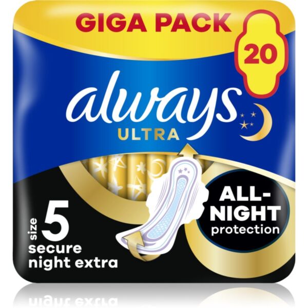 Always Ultra Secure Night Extra absorbante 20 buc-Țena