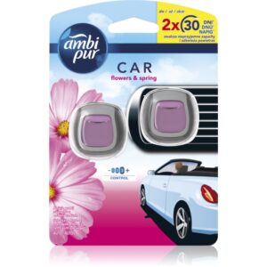 AmbiPur Car Flowers&Spring odorizant de camera pentru mașină 2x2 ml-ro