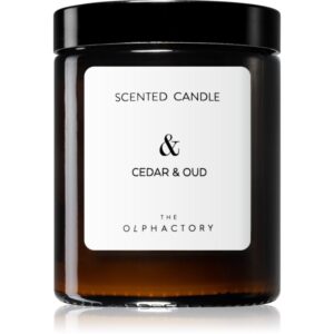 Ambientair The Olphactory Cedar & Oud lumânare parfumată (brown) & 135 g-ro