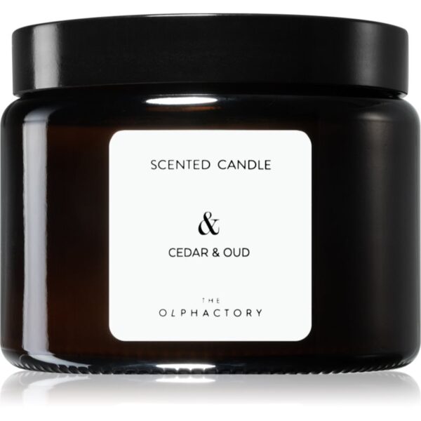 Ambientair The Olphactory Cedar & Oud lumânare parfumată (brown) & 360 g-ro