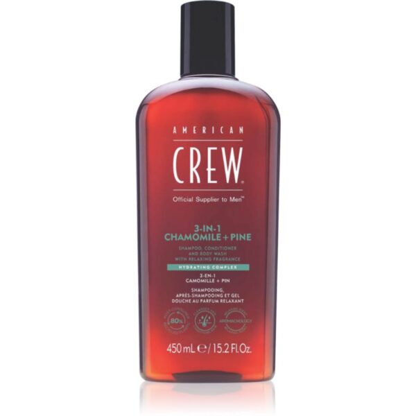 American Crew 3 in 1 Chamimile + Pine șampon