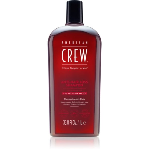 American Crew Anti-Hairloss Shampoo Șampon împotriva căderii părului pentru barbati 1000 ml-ro