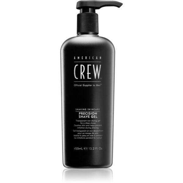 American Crew Shave & Beard Precision Shave Gel gel pentru bărbierit pentru piele sensibilă 450 ml-ro