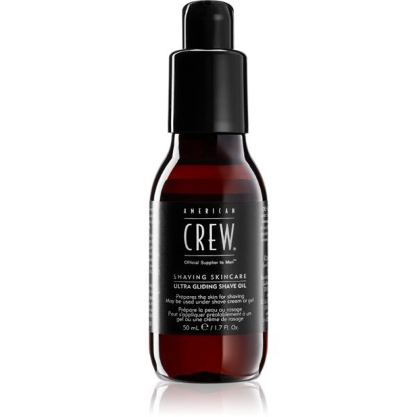 American Crew Shave & Beard Ultra Gliding Shave Oil Ulei emolient pentru barba 50 ml-Țena