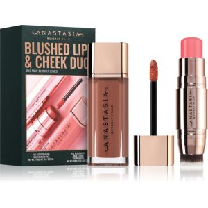 Anastasia Beverly Hills Blushed Lip & Cheek Duo set cadou buze si obraz-Țena